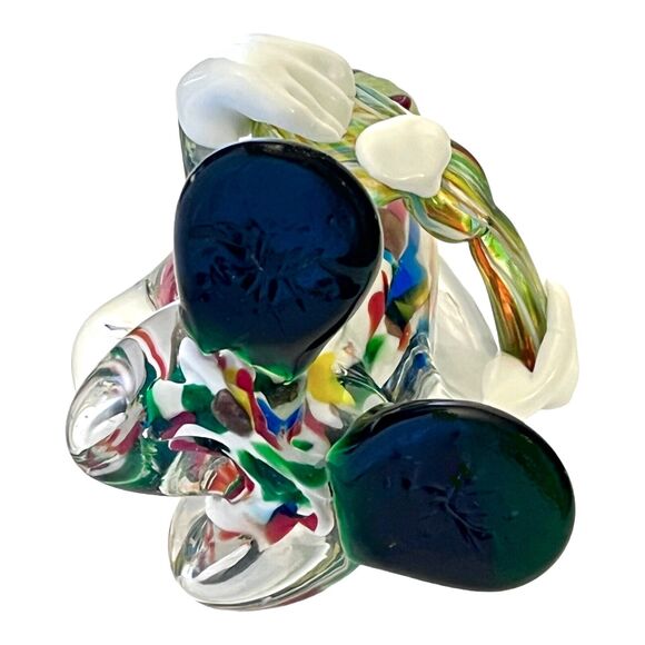 Murano Art Glass 7.5" Guitar Chitarra CLOWN FIGURINE Venice Italy Gondola Tag - Picture 8 of 10